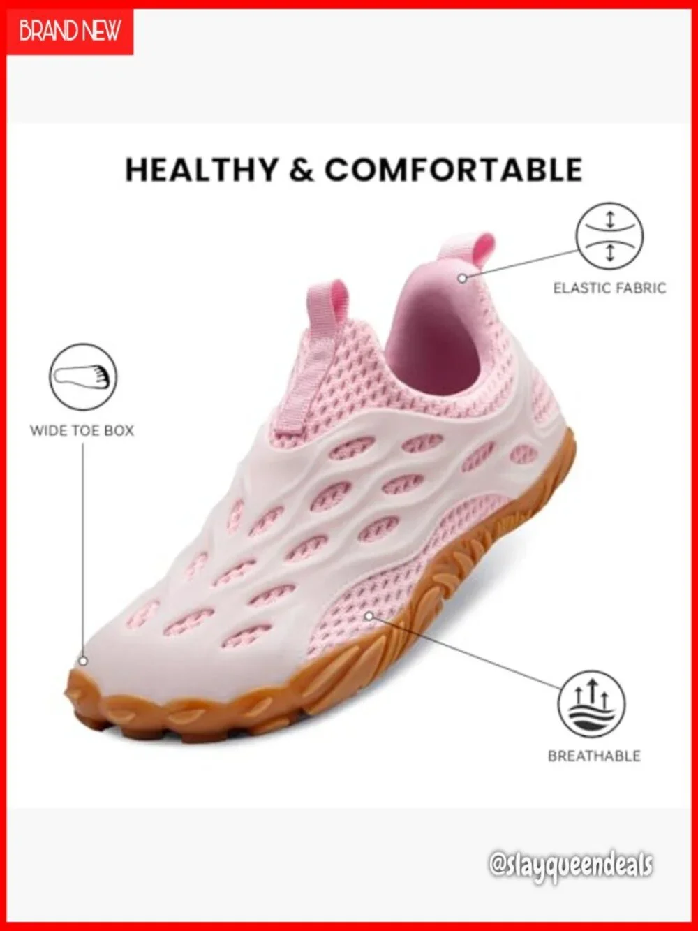 Zero Drop Barefoot Sneakers Wide Toe Box for Hiking Walking Gym